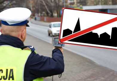 Od dziś zaczynają zabierać prawa jazdy za znakiem D-43