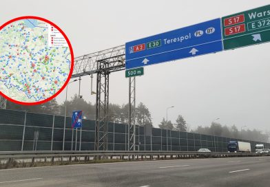 Mamy mapę aktualnych fotoradarów, odcinkowych pomiarów prędkości i systemów RedLight