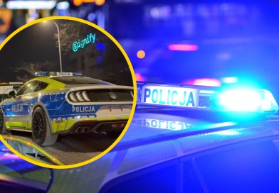 Policyjny Mustang hitem w sieci. KWP w Radomiu dementuje, że już został rozbity