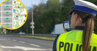 Dostał 28 pkt karnych i stracił prawo jazdy, bo policjanci użyli metody na mapę