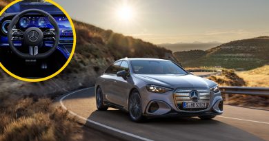 Nowy Mercedes Klasy C ma ekran o przekątnej 1 m i 1050 światełek w grillu