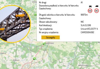 Nowy odcinkowy pomiar prędkości na A1. Obejmuje aż 19 km trasy