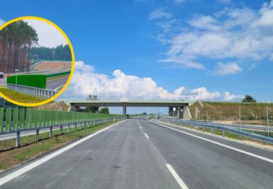 Zielone listwy na barierach drogowych mają swoją funkcję. To banalnie proste rozwiązanie