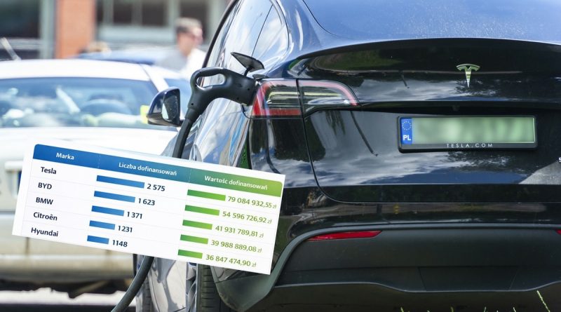 Te marki zgarnęły miliony z dopłat do elektryków w Polsce. Mamy dane