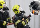 Dym nad Warszawą: wielki pożar salonów samochodowych na Targówku