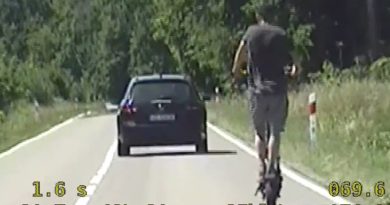 Policjanci zmierzyli prędkość hulajnogi elektrycznej. To było szaleństwo