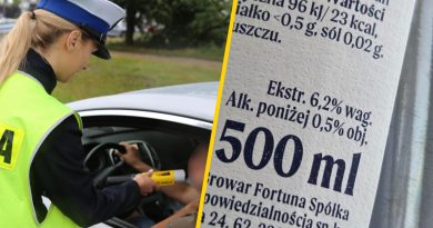Czy kierowca może pić piwo „alk. do 0,5 proc.”? Oczywiście, że tak, ale nie zdziw się, jak pojawią się „promile”