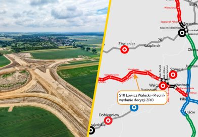 GDDKiA pokazała, co się dzieje na budowie S10. 100 km nowej drogi ekspresowej