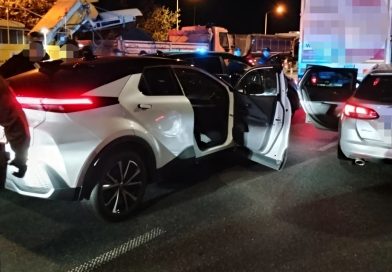 „Kobra” przejęła skradzioną Toyotę C-HR. Zatrzymanie w Warszawie jak z filmu akcji