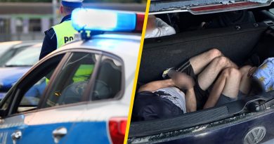 Policjanci zatrzymali zdezelowanego Volkswagena. W środku było… osiem osób