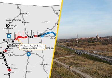 Na północy rośnie nowa droga ekspresowa S16. Nowy odcinek już za dwa lata
