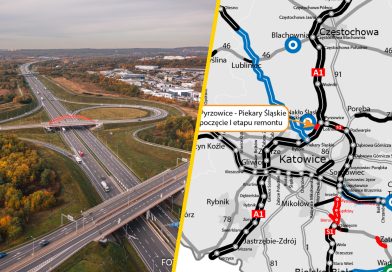 Rusza remont najgorszego odcinka A1. Na „Falach Dunaju” pojedziemy jeszcze wolniej