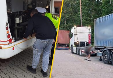 Inspektorzy ITD zatrzymali stonogę. Była za ciężka. No i te wrześniowe kontrole autobusów