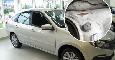 Rosjanie pokazali jakość „wojennych” Ład. Czteroletnie auto już rdzewieje
