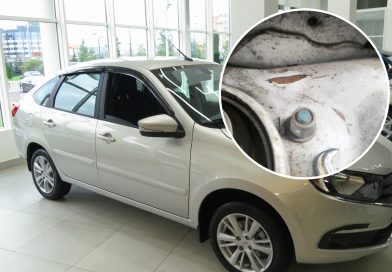 Rosjanie pokazali jakość „wojennych” Ład. Czteroletnie auto już rdzewieje